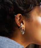 Boucles d'oreilles Portia (Acier)
