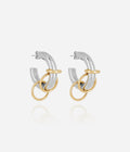 Boucles d'oreilles Francesca (Acier mix)