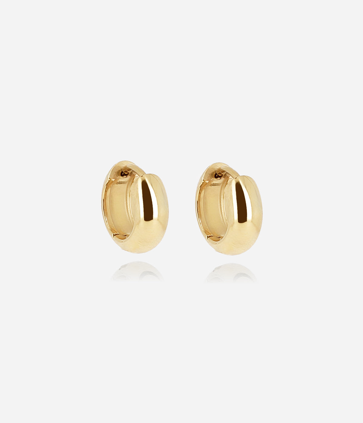 Boucles d'oreilles Perry (Acier doré)