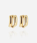 Boucles d'oreilles Eliom (Acier doré)