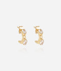 Boucles d'oreilles Boat (Acier doré)