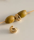 Boucles d'oreilles Siponto (Acier doré)