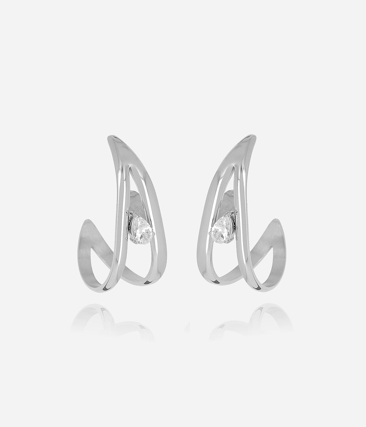 Boucles d'oreilles Nuxis (Acier)