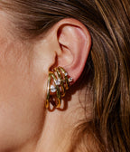 Boucles d'oreilles Nuxis (Acier)