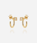 Boucles d'oreilles Villacidro (Acier doré)