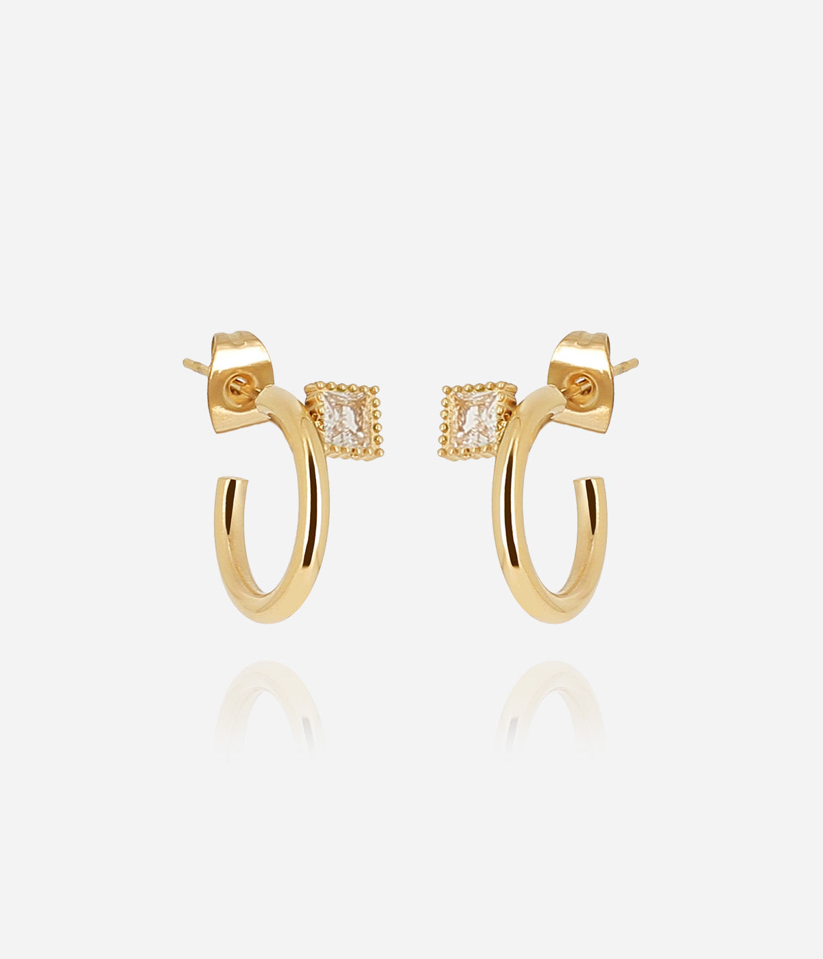 Boucles d'oreilles Villacidro (Acier doré)
