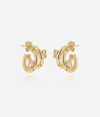 Boucles d'oreilles Fasano (Acier doré)