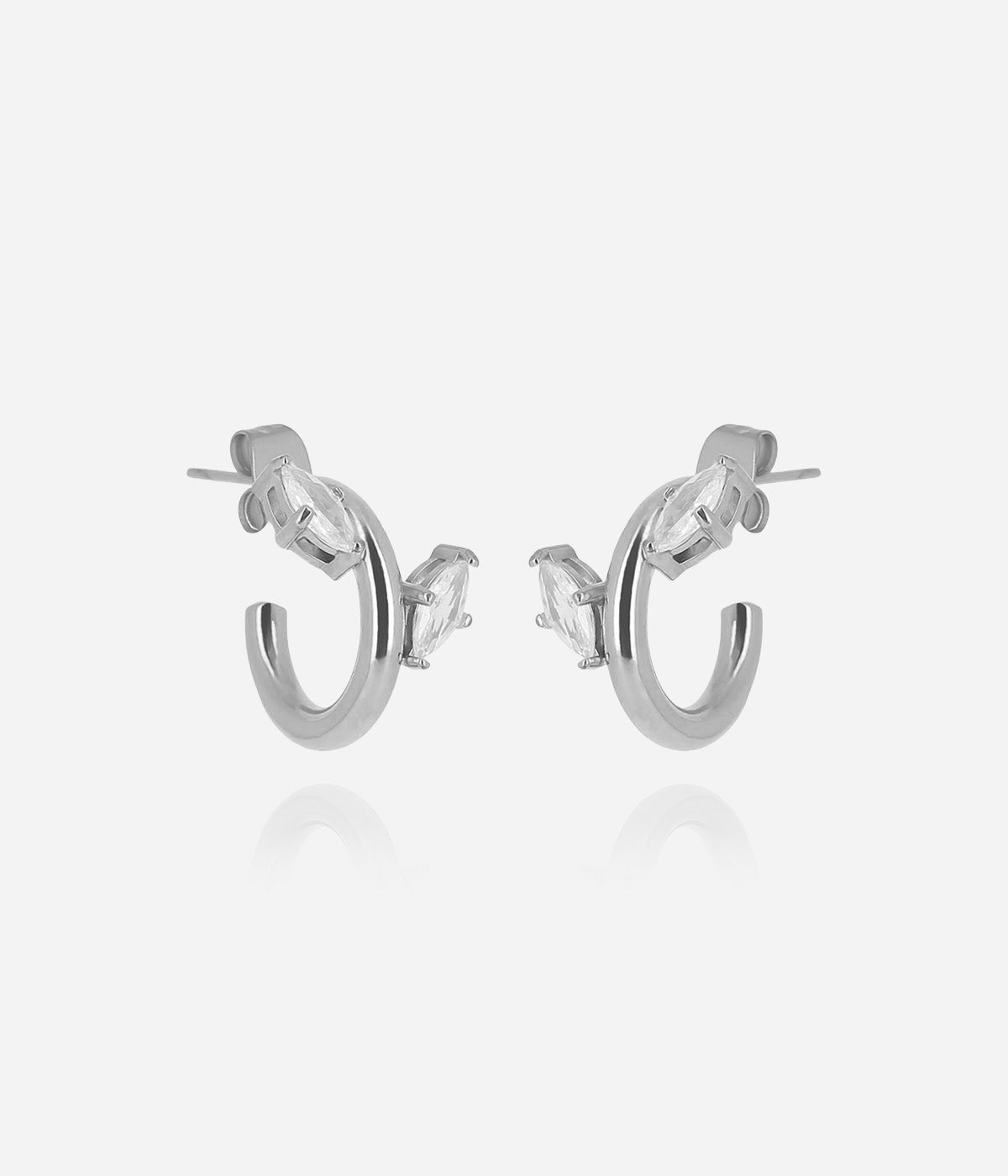 Boucles d'oreilles Mesagne (Acier)