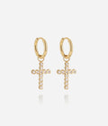 Boucles d'oreilles Capizzi (Acier doré)