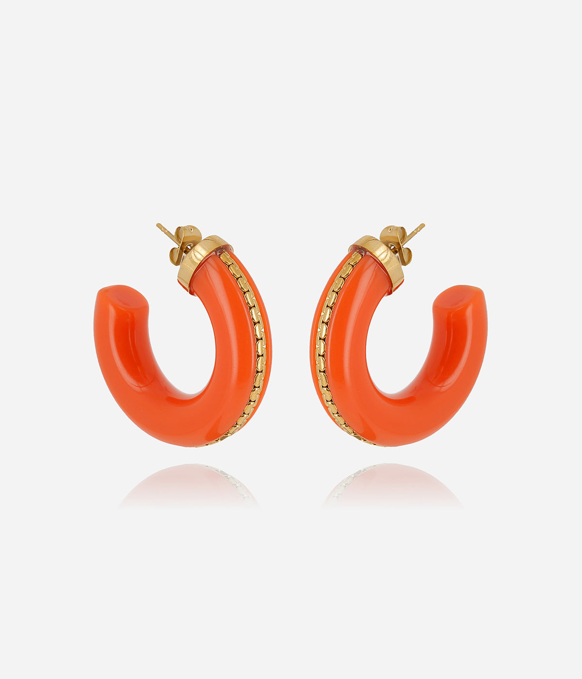 Boucles d'oreilles Zakko (Acier doré)
