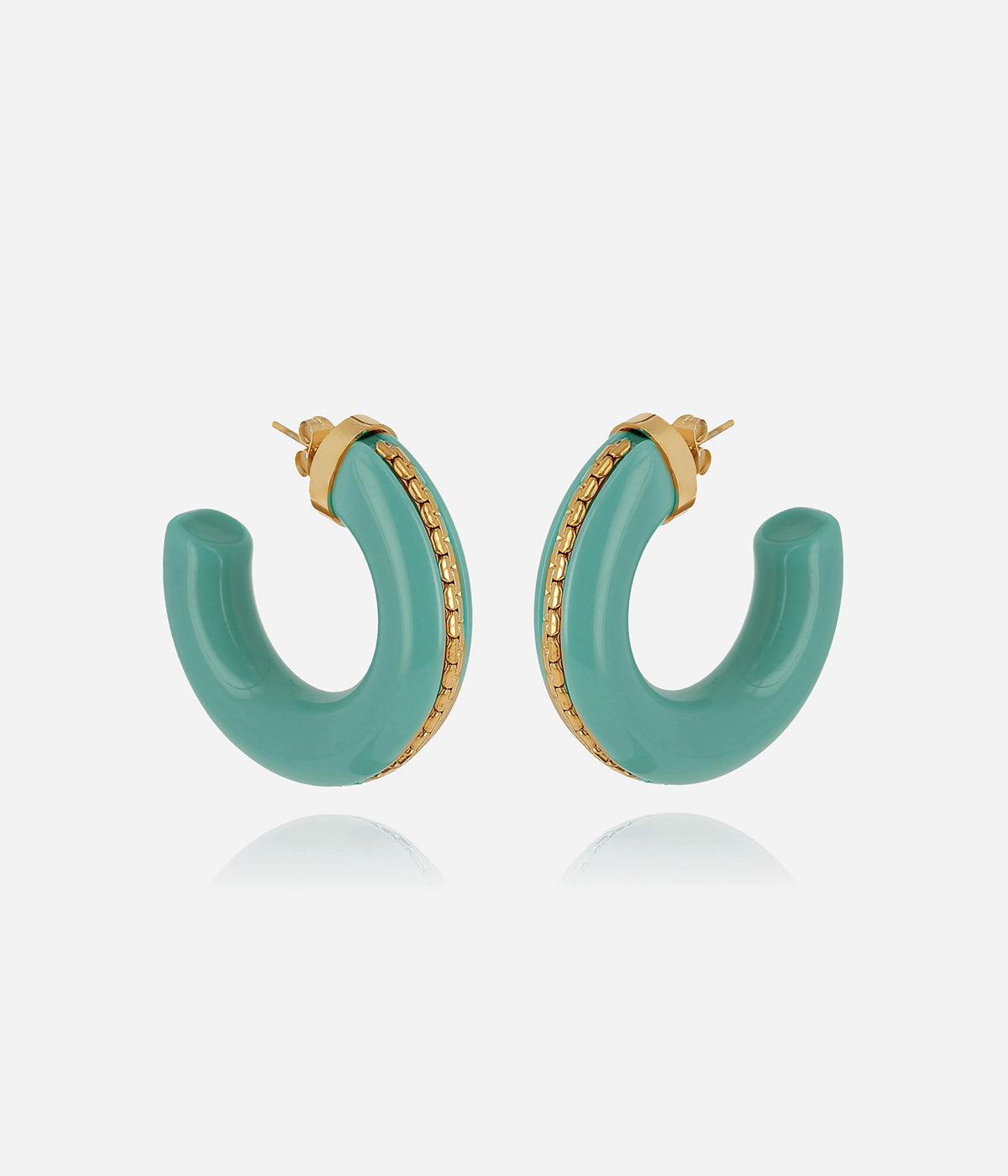 Boucles d'oreilles Zakko (Acier doré)