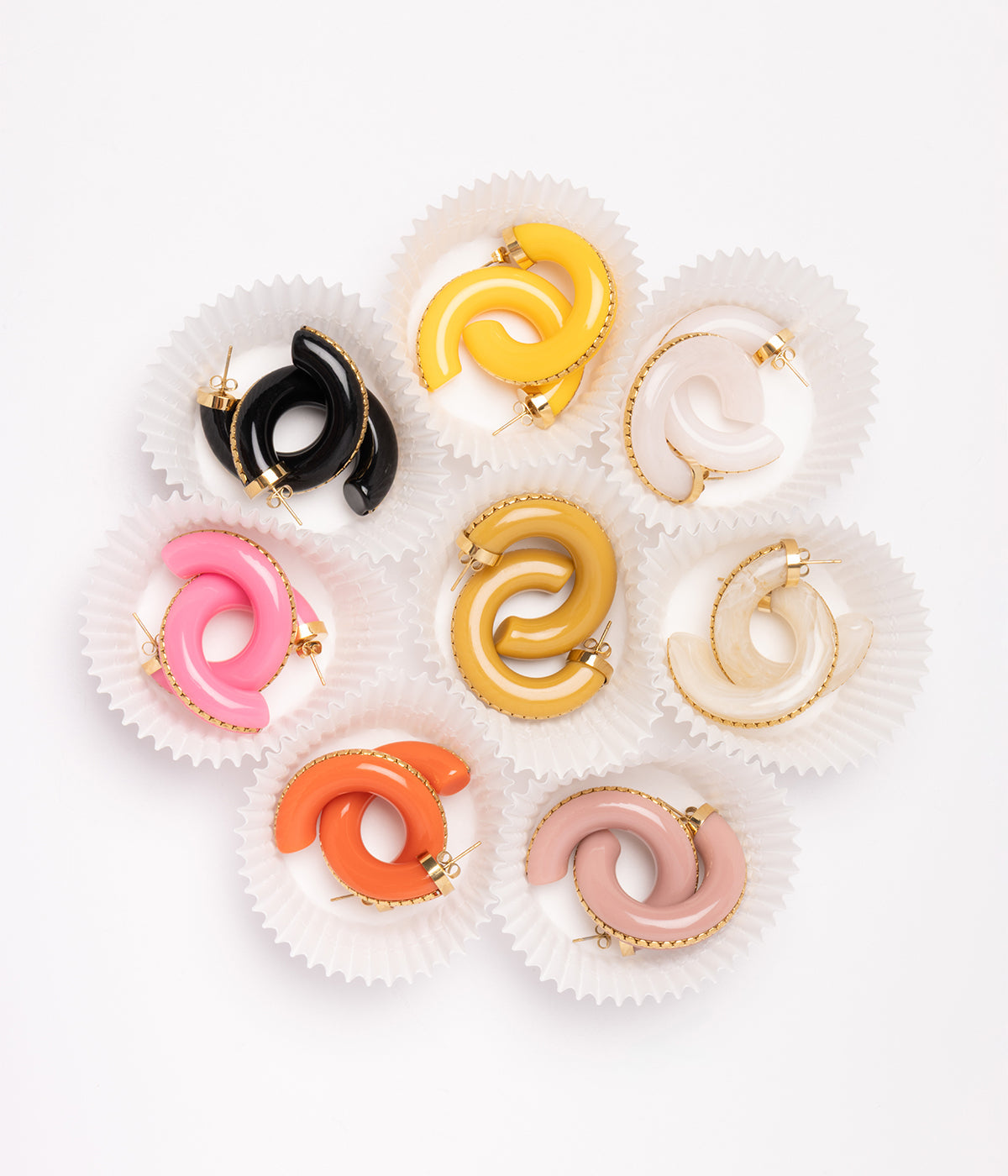 Boucles d'oreilles Zakko (Acier doré)