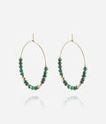 Boucles d'oreilles Favela (Acier doré)