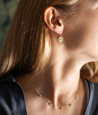 Boucles d'oreilles Cybelle (Acier doré)