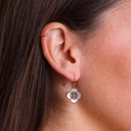 Boucles d'oreilles Marais (Acier doré)