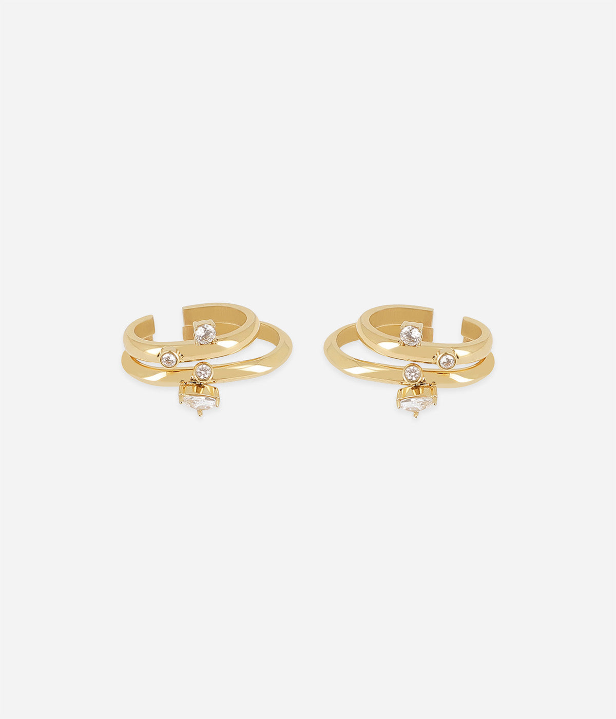 Earcuffs Campi (Acier doré)