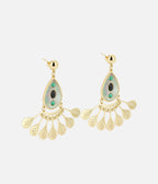 Boucles d'oreilles Maya (Acier doré)