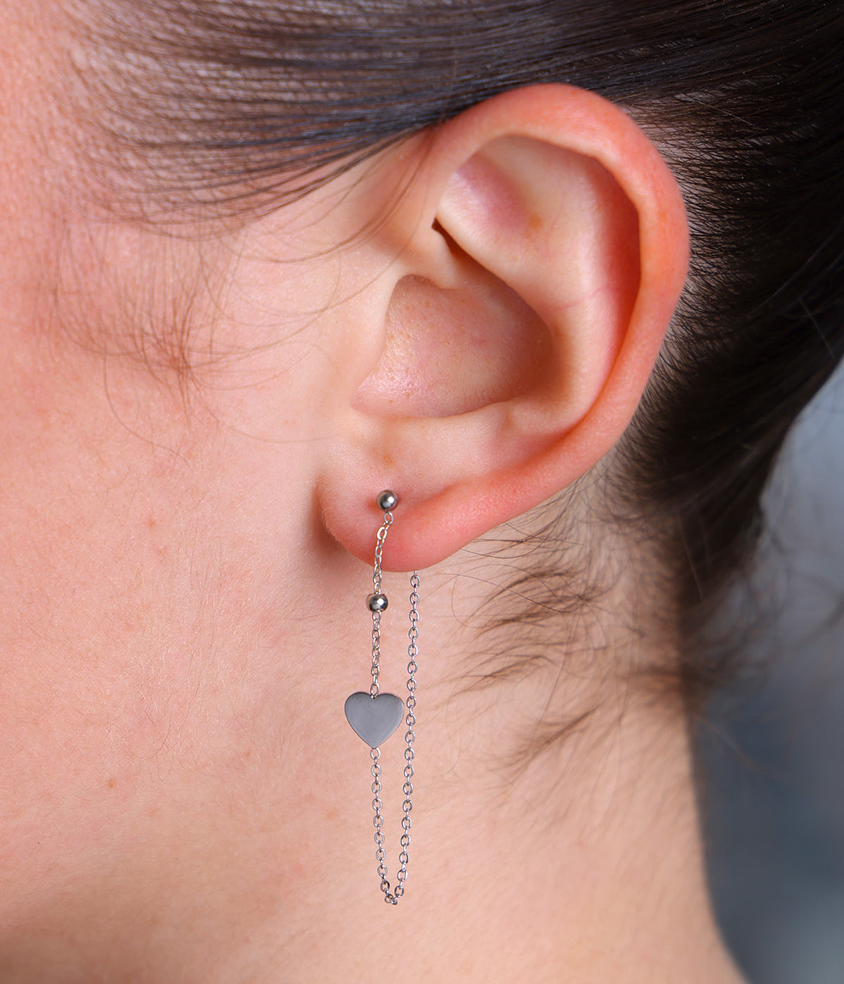 Boucles d'oreilles Cuoro (Acier)