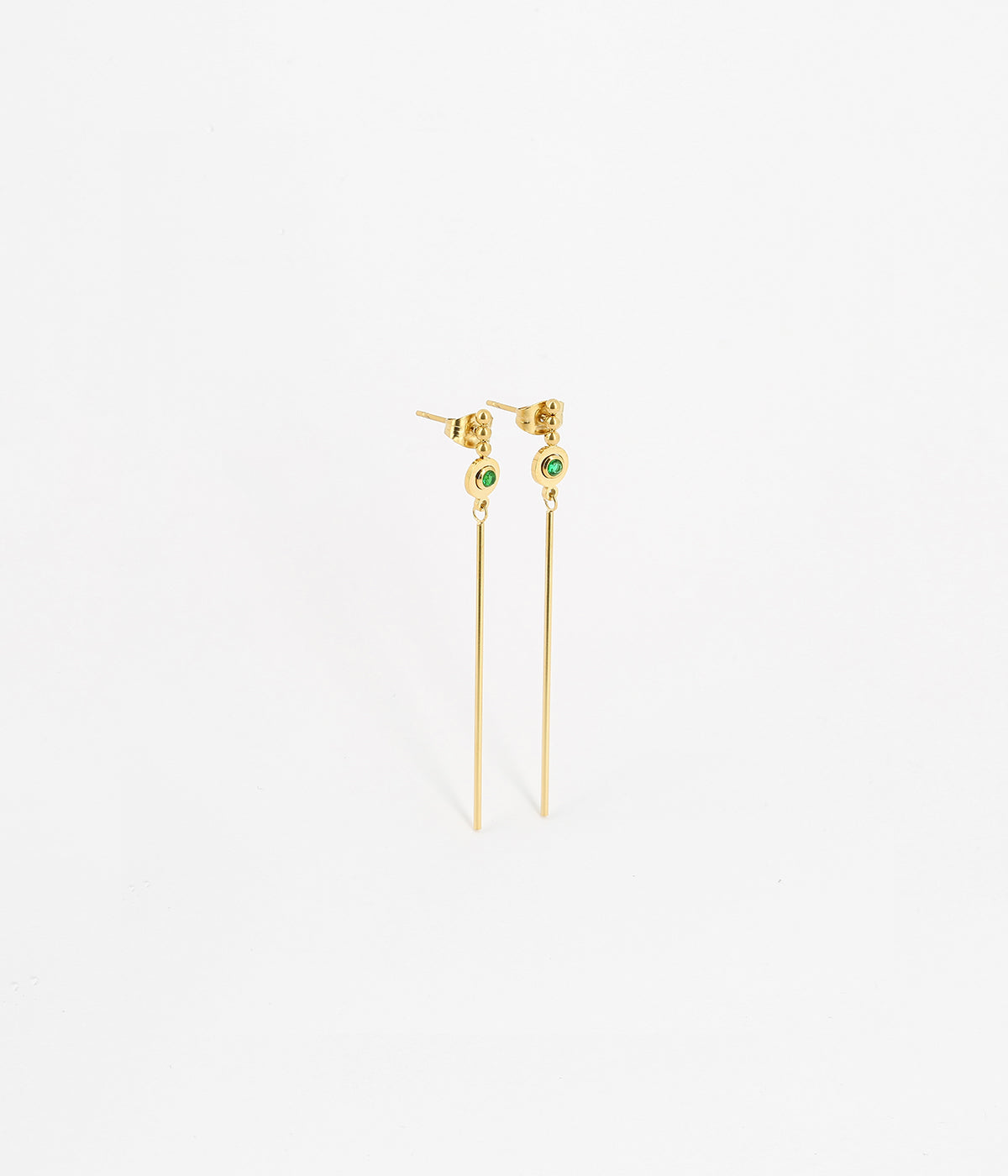 Boucles d'oreilles Sword (Acier doré)