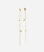 Boucles d'oreilles Festiva (Acier doré)