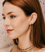 Boucles d'oreilles Tokyo (Acier doré)