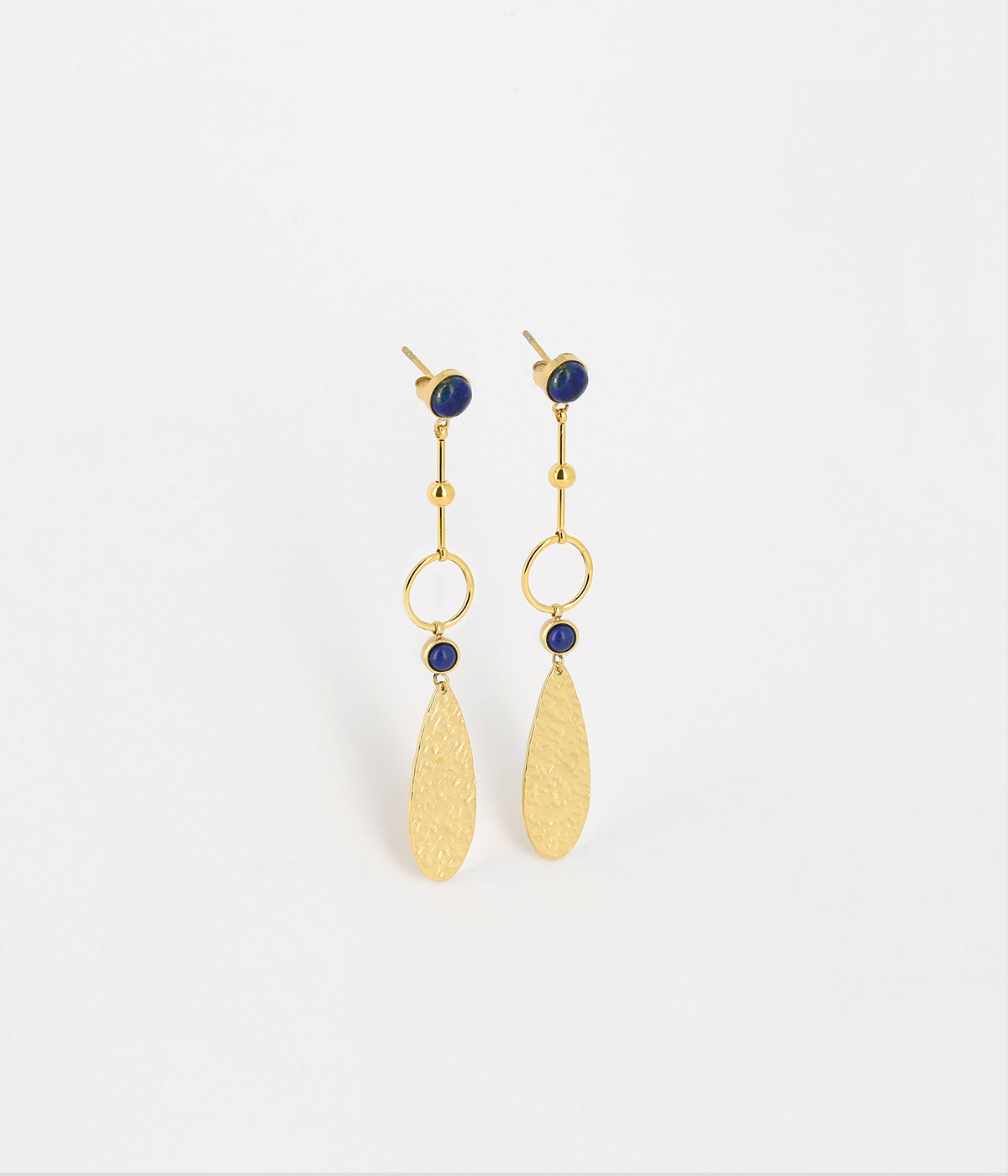 Boucles d'oreilles Samare (Acier doré)