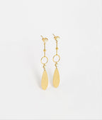 Boucles d'oreilles Samare (Acier doré)