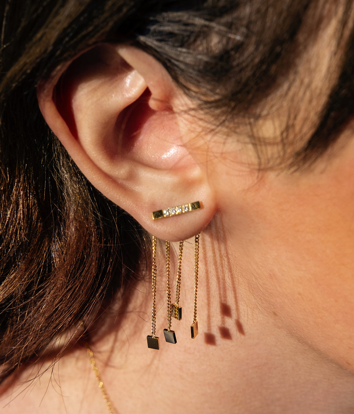 Boucles d'oreilles Mayfair (Acier)