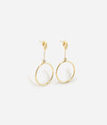 Boucles d'oreilles Lyn (Acier doré)
