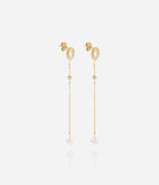 Boucles d'oreilles Kohi (Acier doré)