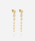 Boucles d'oreilles Akiva (Acier doré)
