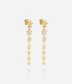 Boucles d'oreilles Akiva (Acier doré)