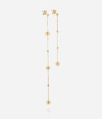 Boucles d'oreilles Atos (Acier doré)