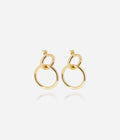 Boucles d'oreilles Adigo (Acier doré)