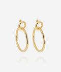 Boucles d'oreilles Adiga (Acier doré)