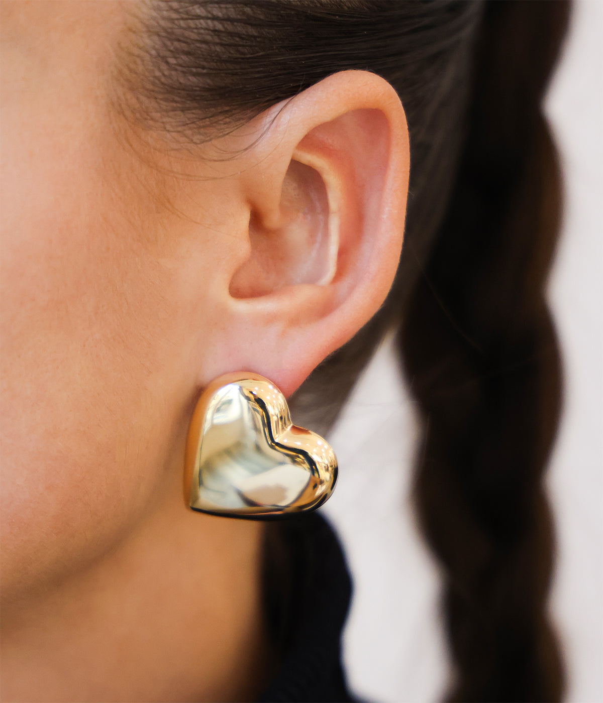 Boucles d'oreilles Célestine (Acier doré)
