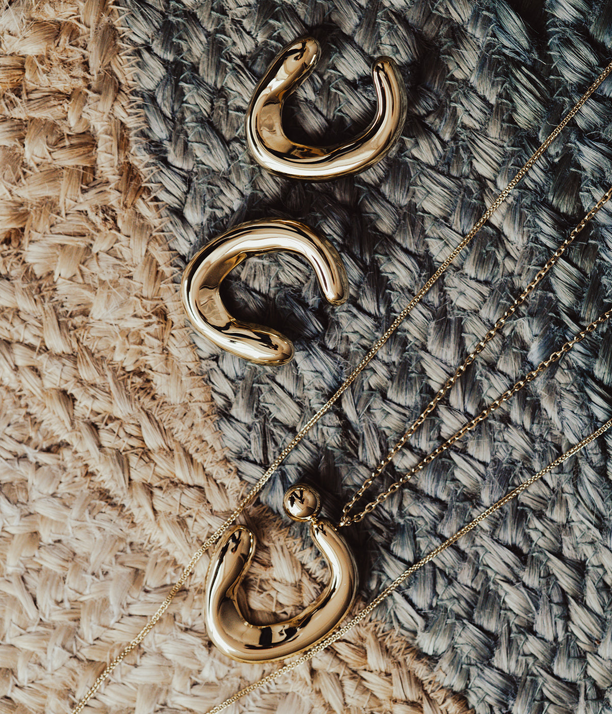 Boucles d'oreilles Tancredi (Acier doré)