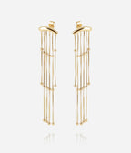 Boucles d'oreilles Alceo (Acier doré)