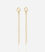 Boucles d'oreilles Harui (Acier doré)