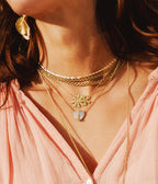 Collier Ritsa (Acier doré)