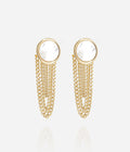 Boucles d'oreilles Wida (Acier doré)