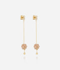 Boucles d'oreilles Bacca (Acier doré)