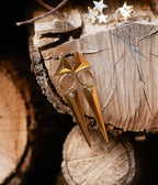 Boucles d'oreilles Jabari (Acier doré)