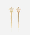 Boucles d'oreilles Celestina (Acier doré)
