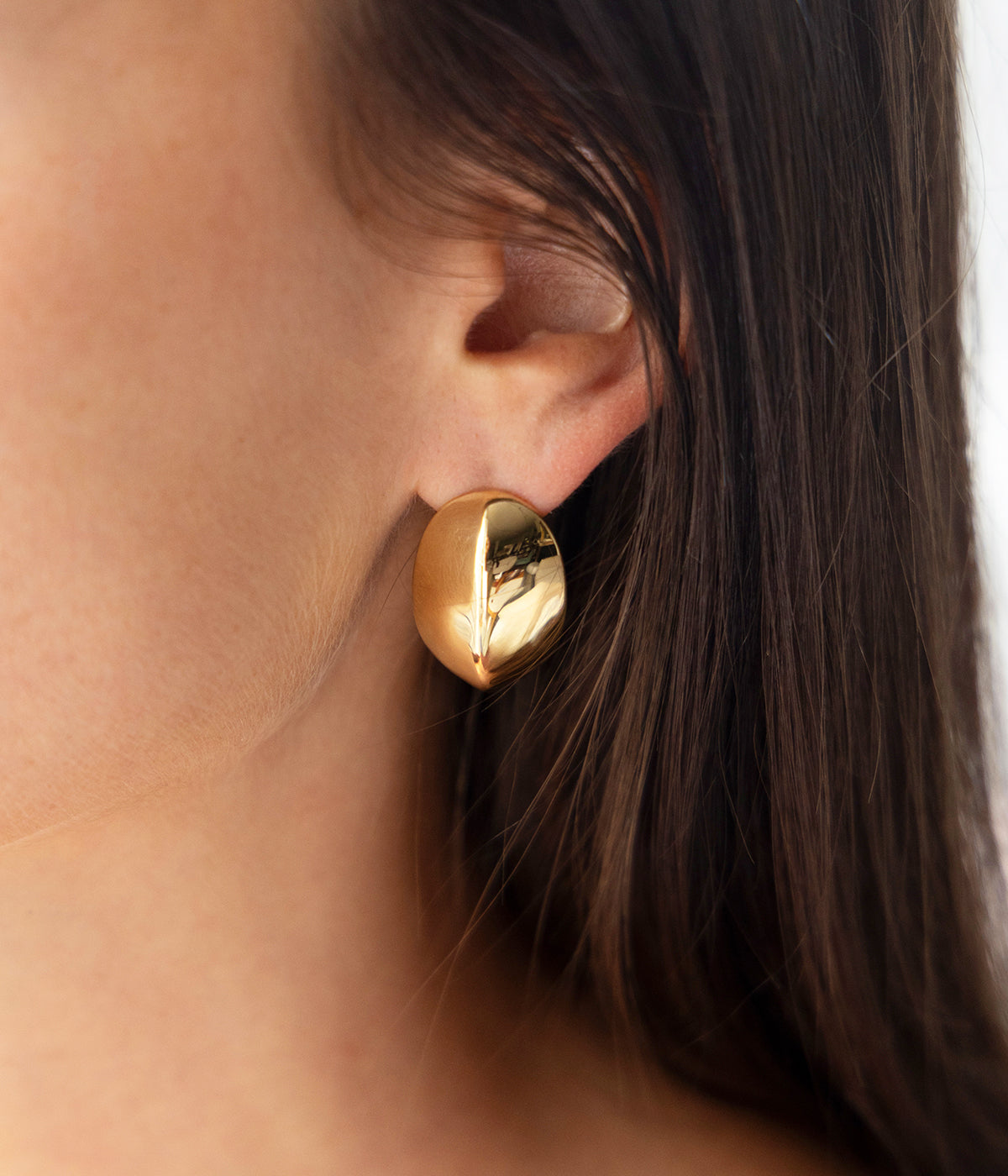 Boucles d'oreilles Althéa (Acier doré)