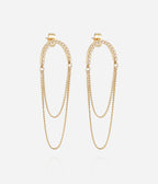 Boucles d'oreilles Celio (Acier doré)
