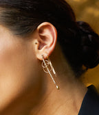 Boucles d'oreilles Cinzio (Acier doré)
