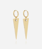 Boucles d'oreilles Bepo (Acier doré)