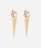 Boucles d'oreilles Phileas (Acier doré)