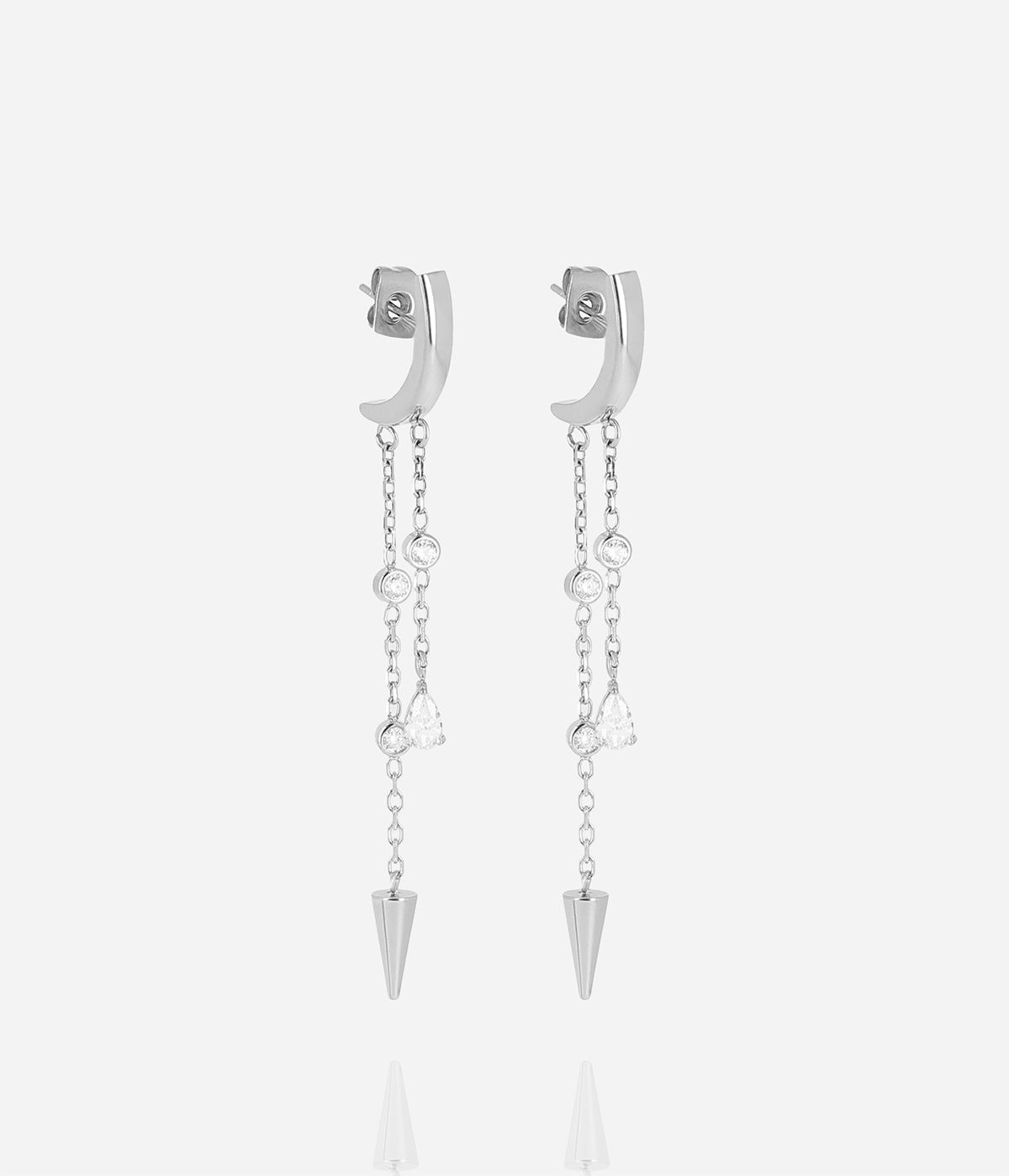 Boucles d'oreilles Tahia (Acier)